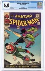 AMAZING SPIDER-MAN #39 AUGUST 1966 CGC 6.0 FINE (NORMAN OSBORN REVEALED AS GREEN GOBLIN).