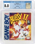 NINTENDO GAME BOY (1994) BUBSY II (H-SEAM SEAL/B+) CGC 8.0.