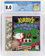 NINTENDO GAME BOY (1996) KIRBY'S PINBALL LAND (PLAYER'S CHOICE/USA-1/H-SEAM SEAL/A+) CGC 8.0.