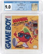 NINTENDO GAME BOY (1990) KWIRK (H-SEAM SEAL/A+) CGC 9.0.