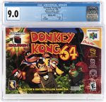 NINTENDO N64 (1999) DONKEY KONG 64 (ATWOOD COLLECTION/V-SEAM SEAL/A+) CGC 9.0.