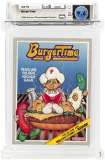 COLECO (1984) BURGERTIME WATA 9.6 NS (GLUE SEAL).