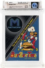 ATARI 2600 (1982) BURGERTIME WATA 9.6 A++ SEALED.