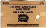 STAR WARS ACTION FIGURES 1978 BELL HANGER ADVERTISING STORE DISPLAY SIGN AFA 90 NM+/MINT WITH ORIGINAL SHIPPING CARTON & HARDWARE.