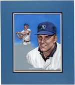 ROGER MARIS ORIGINAL ART BY DOUG WEST.