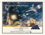 STAR WARS HIGH GRADE HALF-SHEET MOVIE POSTER.