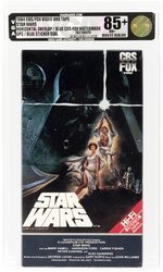 STAR WARS VHS (1984) VGA 85+ NM+ (HORIZONTAL OVERLAP/BLUE CBS-FOX HOME VIDEO WATERMARK/UPC/BLUE STICKER SEAL/GOLD LEVEL).