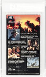 JURASSIC PARK VHS (1994) VGA 85+ NM+ (VERTICAL OVERLAP/WHITE MCA UNIVERSAL WATERMARK/NO UPC/$5 REBATE & 3 AWARDS/GOLD LEVEL).