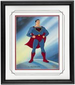 FLEISCHER STUDIOS SUPERMAN LIMITED EDITION FRAMED HAND-PAINTED CEL.