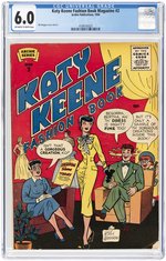 KATY KEENE FASHION BOOK MAGAZINE #2 1956 CGC 6.0 FINE.