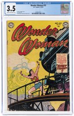 WONDER WOMAN #55 SEPTEMBER-OCTOBER 1952 CGC 3.5 VG-.