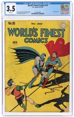 WORLD'S FINEST #19 FALL 1945 CGC 3.5 VG-.