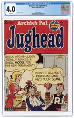 ARCHIE'S PAL JUGHEAD #2 1950 CGC 4.0 VG.