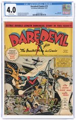 DAREDEVIL COMICS #13 OCTOBER 1942 CGC 4.0 VG.