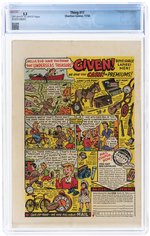 THING #17 NOVEMBER 1954 CGC 5.5 FINE-.