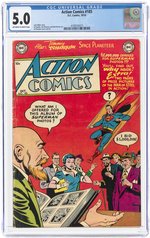 ACTION COMICS #185 OCTOBER 1953 CGC 5.0 VG/FINE.