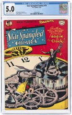 STAR SPANGLED COMICS #74 NOVEMBER 1947 CGC 5.0 VG/FINE.