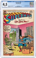 SUPERMAN #82 MAY-JUNE 1953 CGC 4.5 VG+.