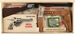 MATTEL BUFFALO HUNTER SET - SHOOTIN' SHELL WINCHESTER & SHOOTIN' SHELL FANNER BOXED GUN SET.