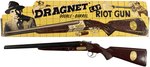 DRAGNET DOUBLE-BARREL CAP RIOT GUN IN BOX.