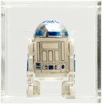 STAR WARS (1978) - R2-D2 FIRST SHOT ACTION FIGURE WITH SILK-SCREENED DECAL & LEGS VARIETY AFA 80 NM.