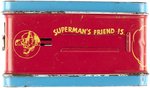 SUPERMAN ADCO 1954 CLASSIC METAL LUNCHBOX & THERMOS.