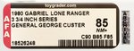 THE LEGEND OF THE LONE RANGER (1980) - GENERAL GEORGE CUSTER AFA 85 NM+.