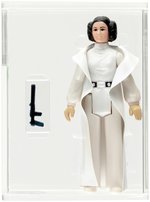 STAR WARS (1978) - LOOSE ACTION FIGURE/HK PRINCESS LEIA ORGANA AFA 80 NM (BLACK HAIR/BELT).