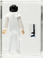 STAR WARS (1978) - LOOSE ACTION FIGURE/HK PRINCESS LEIA ORGANA AFA 80 NM (BLACK HAIR/BELT).