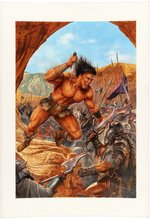 CONAN THE CONQUEROR EUROPEAN PAPERBACK COVER BY JOAN PELAEZ.