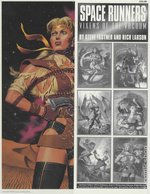 SPACE RUNNERS VIXENS OF THE VACUUM PORTFOLIO PRINT ORIGINAL ART BY STEVEN FASTNER & RICH LARSON.