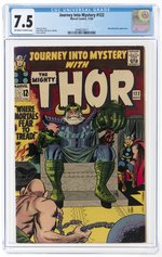 JOURNEY INTO MYSTERY #122 NOVEMBER 1965 CGC 7.5 VF-.