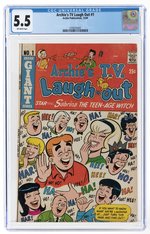 ARCHIE'S TV LAUGH OUT #1 DECEMBER 1969 CGC 5.5 FINE-.