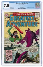 MY GREATEST ADVENTURE #81 AUGUST 1963 CGC 7.0 FINE/VF.