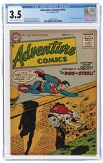 ADVENTURE COMICS #214 JULY 1955 CGC 3.5 VG-.