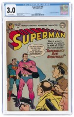 SUPERMAN #80 JANUARY-FEBRUARY 1953 CGC 3.0 GOOD/VG.