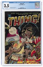 THING #6 JANUARY 1953 CGC 3.5 VG-.