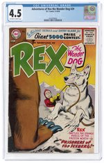 ADVENTURES OF REX THE WONDER DOG #29 SEPTEMBER-OCTOBER 1956 CGC 4.5 VG+.