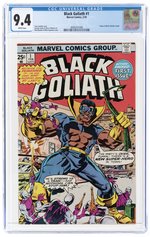 BLACK GOLIATH #1 FEBRUARY 1976 CGC 9.4 NM.