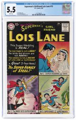 SUPERMAN'S GIRLFRIEND LOIS LANE #15 FEBRUARY 1960 CGC 5.5 FINE-.