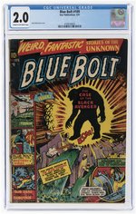 BLUE BOLT #109 MAY 1951 CGC 2.0 GOOD.