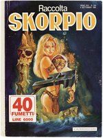 RACCOLTA SKORPIO #233 ITALIAN ANTHOLOGY MAGAZINE ORIGINAL ART COVER BY R. MOREIRA.