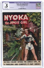 NYOKA, THE JUNGLE GIRL #2 WINTER 1945 CGC RESTORED .5 SLIGHT (C-1) POOR.