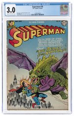 SUPERMAN #78 SEPTEMBER-OCTOBER 1952 CGC 3.0 GOOD/VG.