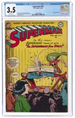 SUPERMAN #81 MARCH-APRIL 1953 CGC 3.5 VG-.