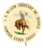 DENVER SADDLE MAKER RARE BUTTON FROM POTTER COLLECTION.