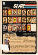 G.I. JOE (1983) - COBRA COMMANDER SERIES 2/20 BACK PROOF CARD (RARE EXPLOSION BACK).