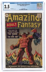 AMAZING ADULT FANTASY #9 FEBRUARY 1962 CGC 2.5 GOOD+.