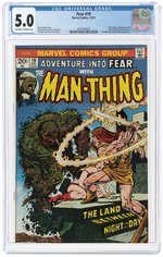 FEAR #19 DECEMBER 1973 CGC 5.0 VG/FINE (FIRST HOWARD THE DUCK).