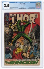 THOR #148 JANUARY 1968 CGC 3.5 VG- (FIRST WRECKER).